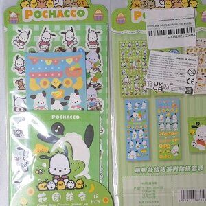 Pochacco Sticker pack of 6 sheets